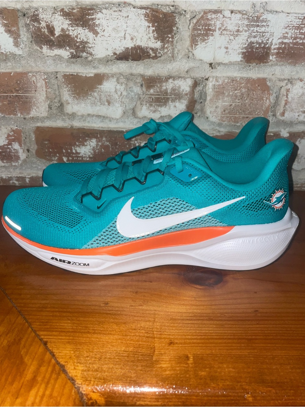 Nike Zoom Pegasus 41 Miami Dolphins Running Shoes IB3200-300 Men's Size 12 NEW
